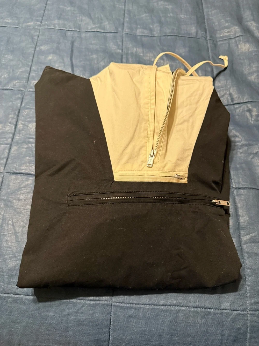 J. Crew Men’s Black Heritage Anorak Jacket, Medium, Limited Edition 1989, EUC